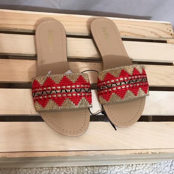 Cute JollyMix slide sandals with pop colors - Picture 3 of 7